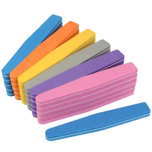 Nail Buffer Block Sponge Nail File Washable Double Sided 100 180 Sanding Block Buffing Files