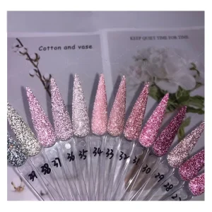 Nail Builder Uv Sequins Gel Self leveling Opal Reflective Gel Builder Construtor Glitter Poly Acrylic Gel For Profession