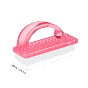 Nail Cleaning Brushes Thick Handle Hand Fingernail Clean Brush Manicure Tools Scrub Cleaning Brushes for Toes and Nails
