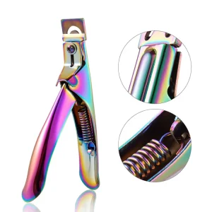 Nail Clipper Salon Use U Shape Spring Design Metal Beauty Nail Clipper
