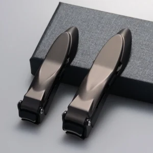 Nail Clipper with Collection Tray Nail Cutter Sharp Toenail Clippers with Nail File