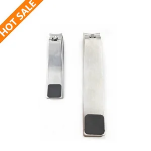 Nail Clippers Set Silver Matte Stainless Steel Nail Clippers Toenail Clipper Cutter Gift for Men and Women