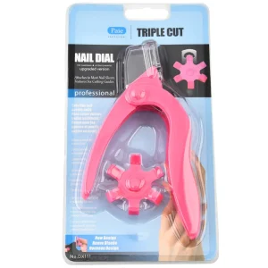 Nail Clippers for Acrylic Nails With Sizer and Catcher Adjustable Nail Tip Cutter With Length Measurement Dial