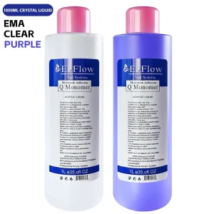 Nail Crystal Liquid Acrylic Powder Curing Carving Diamond Crystal Quick Drying Water Cleaning Liquid 1000ml Excellent Nail