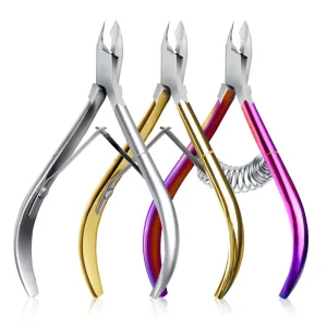 Nail Cutter Cuticle Nippers Ingrown Toenail Scissors Dead Skin Removal Stainless Steel Nail Clipper Pedicure Tool
