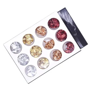 Nail Decal Golden Silver Foil Colorful Nail Stickers Glitter Foil Paper for DIY Nail Art Aluminum Sticker