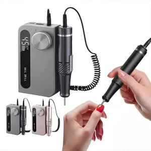 Nail Drill Bits Electric Cordless Professional Salon Portable Manicure Gel Nail Drill