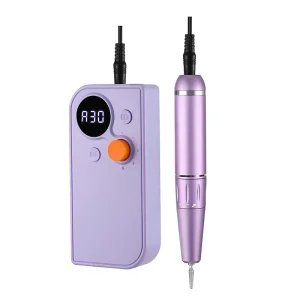 Nail Drill Brushless 30000RPM Battery Rechargeable Portable