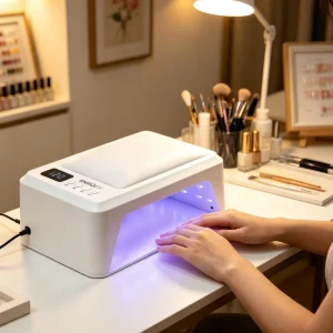 Nail Equipments Supply Customizable Spacious Design Luxury Salons Gel Nail Art 360° Even Curing UV LED Nail Lamp T8-A