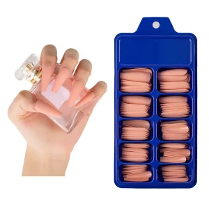 Nail Factory 240pcs Per Box ABS Different Colors Available Natural False Nail Tips Square French Fake Nails