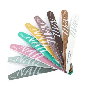Nail File Buffer Double Side Nail File Buffer 100 180 Trimmer Lime Buffer Nail Art Tool