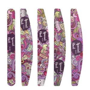 Nail File Buffer, Manicure Tools, Nail Polishing, Double-Sided Sponge File