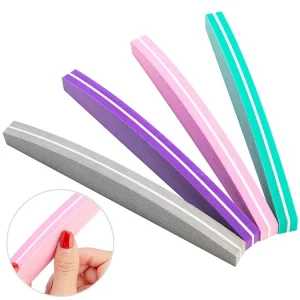Nail File Nail Buffer 100/180 Sanding Buffers Double-sided Washable Nail Art Sponge
