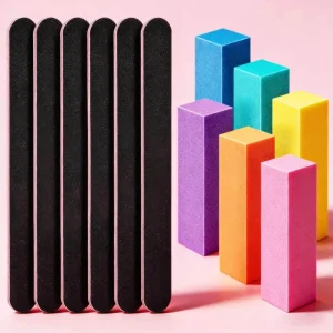 Nail File Set Buffer Block Double Sided Sanding Stick Nail Shaping and Removing Nail Art Tool