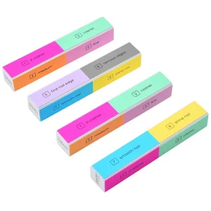 Nail Files Art Pedicure Manicure File Sanding Buffing Nail Polisher 8 Way Polish Buffer Buffing Block Professional