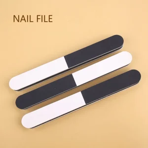 Nail Files Buffers Manicure Sandpaper 100 180 Nail File Sanding Polisher Set Reusable Double Sided Manicure Tools