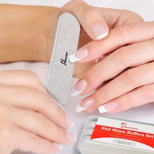 Nail Files and Buffer Professional Manicure Tools Kit Rectangular Art Care Buffer Block Tools