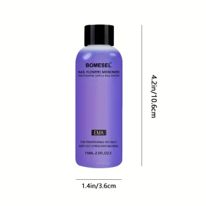 Nail Flowers Monomer Professional Acrylic Nail System Ema for Use Professional Only 75ml