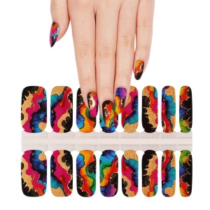 Nail Foil Sticker Glitter Laser Nail Wraps Gel Nail