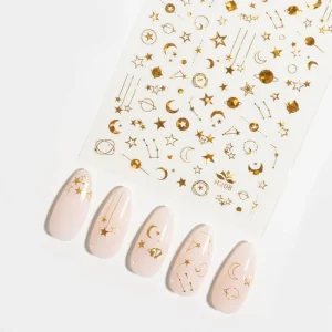 Nail Foil Stickers Carton Floral Butterfly Christmas Nail Art Custom Nail Stickers Sheet