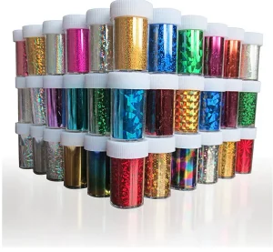 Nail Foil Transfer Paper High Quality Wraps Roll Multi Designs for DIY Beauty Foil Stained Sticker Nail Art