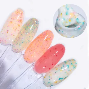 Nail Gel Polish Fantasy Glitter White Thick Gel Vernis 15ML New Rubber Base UV Manicure Varnish Semi Permanent LED for Nail Art