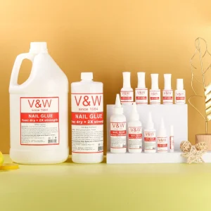 Nail Glue 2g 10g 1KG Bottle With Brush Nail False Glue Super Strong Decorations Jewelry Sticky