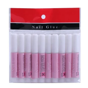Nail Glue 2g for Press on Salon False Tips Decoration Professional Fast Dry Acrylic Beauty Mini Glue on Nails Fake Nail Glue
