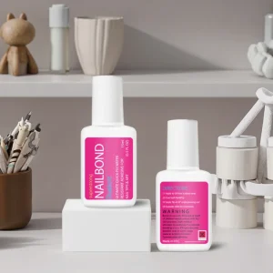 Nail Glue 8ml 15ml Strong and Long Lasting Liquid Plate Adhesive with Quick Drying Brush for Nail Art