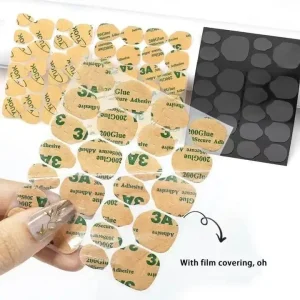 Nail Glue Adhesive Sticker New Tab for Nail Art Solid UV Curing Double Sided Clear