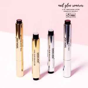 Nail Glue Remover Gold Silver Color Pen for Press on Nails Debonder Press on Pen With Customs Private Label