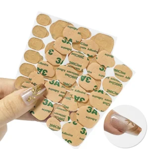 Nail Glue Tabs for Press On False Nail Tips Strong Waterproof