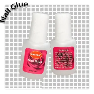 Nail Glue With Brush for Nail Art Faux Tips Acrylic Decoration Adhesive 10ml Transparent Nail Glue