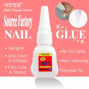 Nail Glue for Press on Nails Extra Strength Super Glue 401 Instant Adhesive 20g