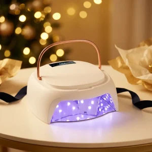 Nail Lamp LED Nail Manicure Dryer Curing Light with Black Gooseneck and Clamp for Gel Nails