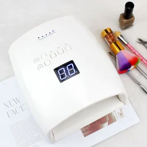 Nail Lamp Rechargeable With Handle Red Light Gel Lacquer Dryer UV Light for Nails Cordless 48W Nail UV LED Lamp