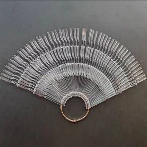 Nail Polish Display Color Card With Ring False Nail Tips Nail Polish Colors Display Fan