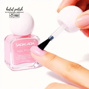 Nail Polish Halal Non Peel Off Breathable Water Based Peelable Nail Polish No Smell Colors