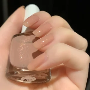 Nail Polish Nail Paint Water Based Women’s Bake Free Natural Drying Quick Drying Manicure Student Autumn Fair Nude Color