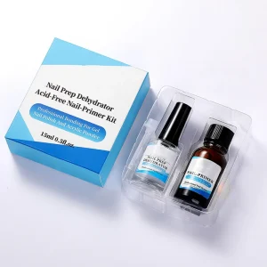 Nail Prep Dehydrator and Nail Primer X strength No Burn Non Acid Protein Bond Primer for Acrylic Powder and UV Gel Nail Polish