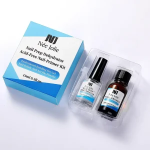 Nail Prep Dehydrator and Nail Primer X strength No Burn Non Acid Protein Bond Primer for Acrylic Powder and UV Gel Nail Polish