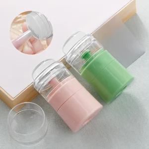 Nail Rotatable Transparent Nail Art Stamper Multi-functional Change Size Pattern Silicone Transfer Manicure Stamping Tool