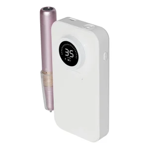 Nail Salon Equipment Rechargeable Portable Nails Drill Machine Strong Speed 35000rpm Electric Nail Drill
