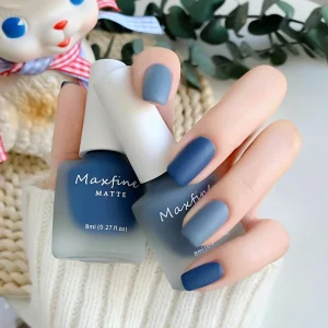 Nail Salon Matte Frosted Water based Non peelable No Bake Required Nail Polish Natural Dry Quick drying MF9003