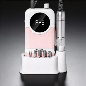 Nail Salon Portable Rechargeable Professional Equipment 45000RPM Electric Nail Drill Machine