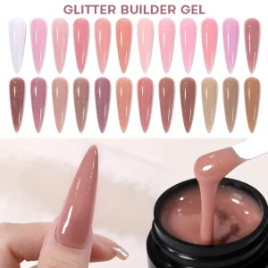 Nail Salon Supplies French Soak Gel Builder Nails Extension Polish 100g Hema Free No Heat Vegan Eco Friendly Hard Gel