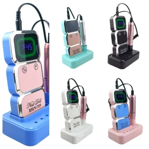 Nail Sander Polisher Brushless Motor Nail Drill 45000rpm Desktop Portable Electric Nail Drill