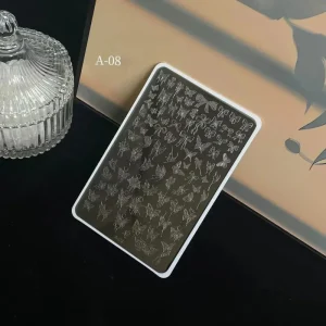 Nail Stamping Plates Butterfly Design Floral Leaf Cat Snowflakes French Lace Nail Art Stamp Stencil Printing Template Tools