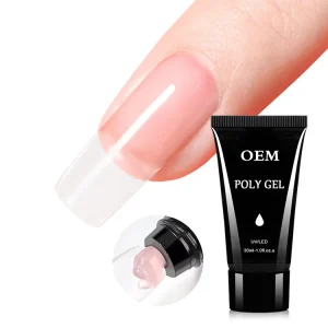 Nail Supplier Colorful Poly Gel Acrygel Professional Custom Private Label Polish Gel Acrylic Nail Extension Gel
