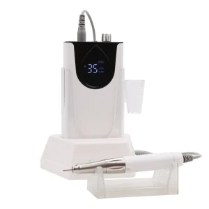 Nail Supplier Professional Factory Ultra Smooth Cordless 65W High Power Portable E File Coreless Nail Drill Machine for Salon